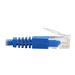 Tripp Lite Up-Angle Cat6 Gigabit Molded Slim UTP Ethernet Cable (RJ45 Right-Angle Up M to RJ45 M), Blue, 10 ft. - Patch-Kabel - 