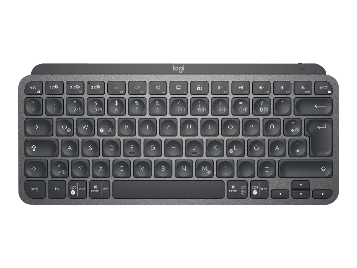 Logitech MX Keys Mini - Tastatur - hinterleuchtet - Bluetooth - QWERTZ - Deutsch
