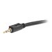 C2G Velocity DB9 Male to 3.5mm Male Adapter Cable - Kabel seriell - mini-phone stereo 3.5 mm (M) zu DB-9 (M) - 50 cm - geformt, 