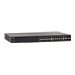 Cisco 250 Series SF250-24P - Switch - Smart - 24 x 10/100 (PoE+) + 2 x Kombi-Gigabit-SFP - an Rack montierbar - PoE+ (185 W)