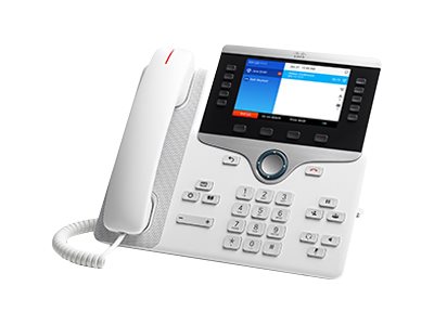 Cisco IP Phone 8851 - VoIP-Telefon - SIP, RTCP, RTP, SRTP, SDP - 5 Leitungen - weiss