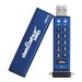 iStorage datAshur PRO - USB-Flash-Laufwerk - verschlsselt - 128 GB - USB 3.0 - FIPS 140-2 Level 3