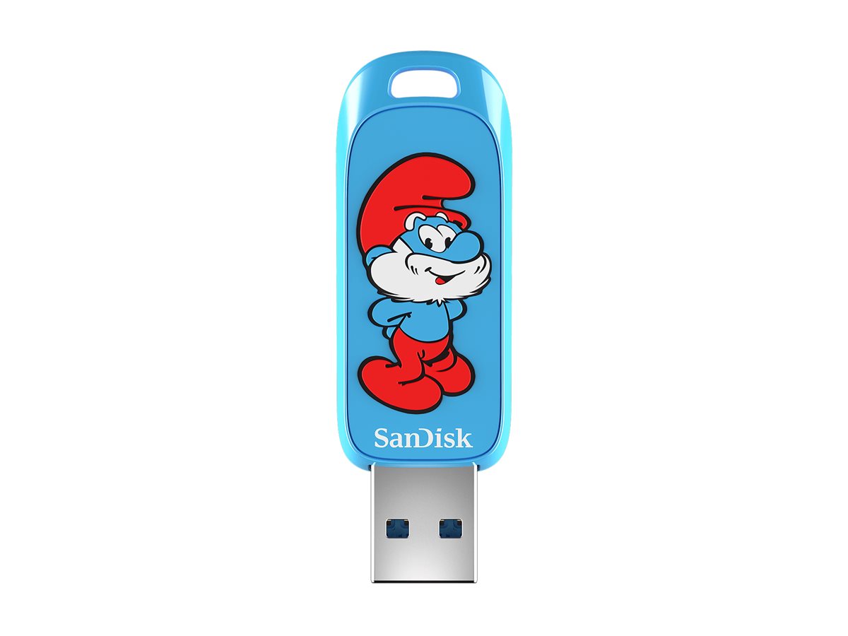 SanDisk Smurfs - Papa Smurf Edition USB-Flash-Laufwerk - 128 GB - USB 3.2 Gen 1
