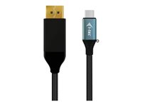 i-Tec - DisplayPort-Kabel - 24 pin USB-C (M) zu DisplayPort (M) - Thunderbolt 3 - 2 m - 4K Untersttzung
