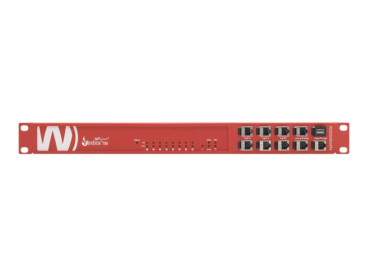 Rackmount.IT RM-WG-T7i - Montagesatz fr Netzwerkgerte - Rack montierbar - WatchGuard Red - 1U - 48.3 cm (19