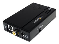 StarTech.com Composite und S-Video auf HDMI Konverter / Wandler mit Audio - 1080p - Videokonverter - Composite Video, S-video - 