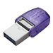 Kingston DataTraveler microDuo 3C - USB-Flash-Laufwerk - 256 GB - USB 3.2 Gen 1 / USB-C