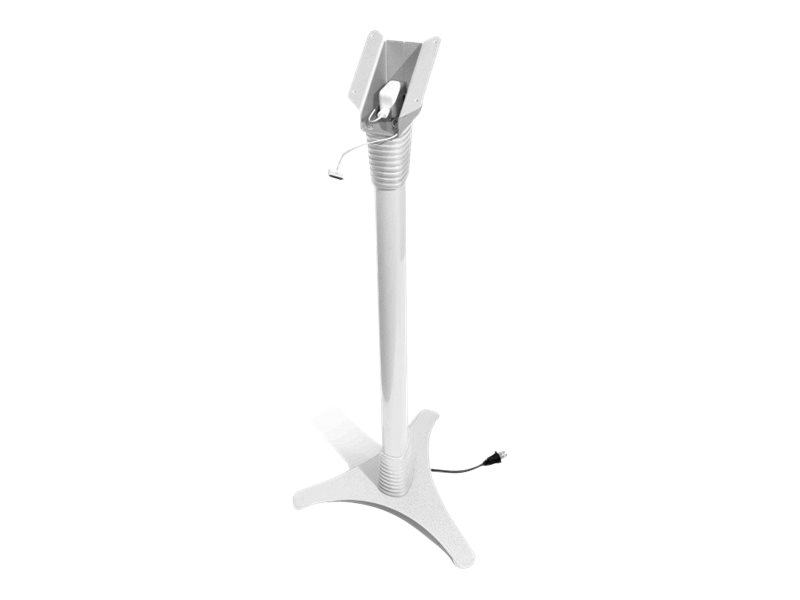 Compulocks VESA Portable Floor Stand - Aufstellung - Aluminium - weiss - Bodenaufstellung