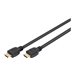 DIGITUS - Ultra High Speed - HDMI-Kabel mit Ethernet - HDMI mnnlich zu HDMI mnnlich - 1 m - Dreifachisolierung