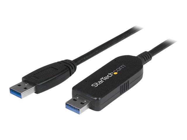 StarTech.com USB 3.0 Data Transfer Cable for Windows & Mac - 2m (6ft) - Linkkabel - USB 3.0 - USB 3.0 - Schwarz