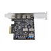 StarTech.com 5-Port USB PCIe Card, USB 3.2 10Gbps, PCI Express Card with 4x USB-C Ports, 1x USB-A Internal Port, USB PCIe Contro