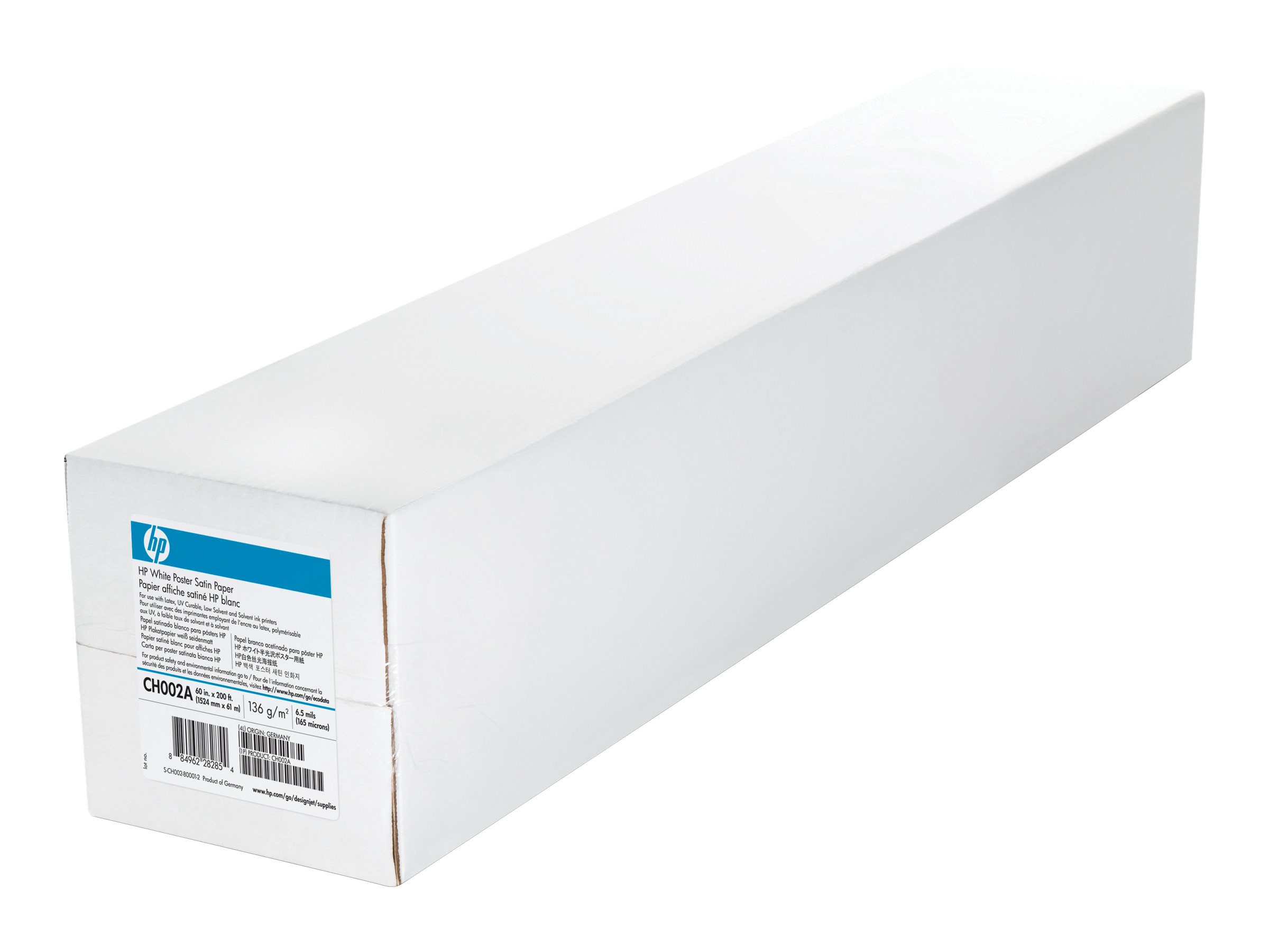 HP - Seidig - Rolle (152,4 cm x 61 m) - 136 g/m - 1 Rolle(n) Poster - fr DesignJet 10000s, 8000s, 9000s, L25500 (60