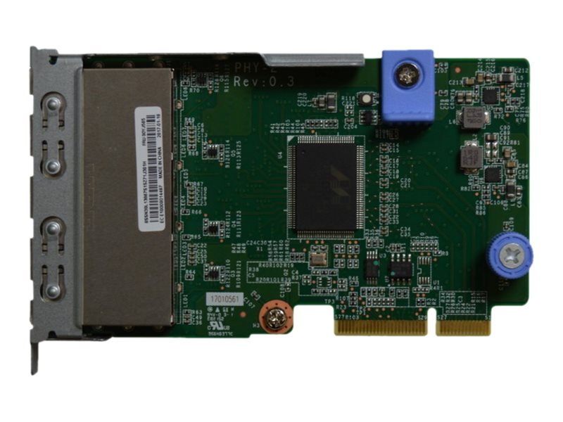 Lenovo ThinkSystem - Netzwerkadapter - LAN-on-motherboard (LOM) - Gigabit Ethernet x 4 - fr ThinkAgile VX Certified Node 7Y94, 