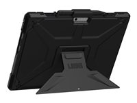UAG Rugged Case for Surface Pro 9 Metropolis SE (Antimicrobial) - Black - Bulk Poly Bag - Hintere Abdeckung fr Tablet - Schwarz