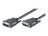 M-CAB - DVI-Verlngerungskabel - Dual Link - DVI-D (M) zu DVI-D (W) - 2 m - Daumenschrauben, 1080p-Untersttzung