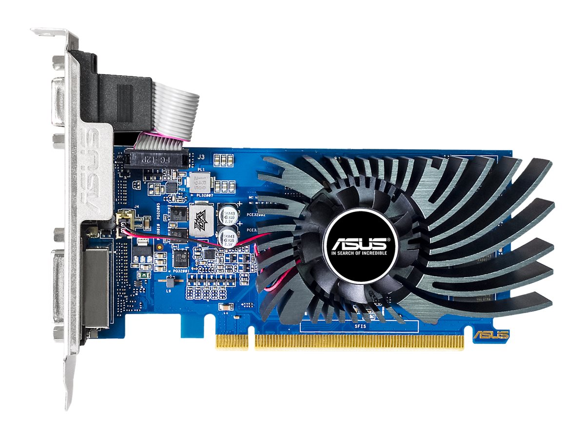 ASUS GeForce GT 730 EVO - Grafikkarten - GF GT 730 - 2 GB DDR3 - PCIe 2.0 Low-Profile - DVI, D-Sub, HDMI
