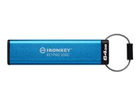 Kingston IronKey Keypad 200C - USB-Flash-Laufwerk - verschlsselt - 64 GB - USB-C 3.2 Gen 1