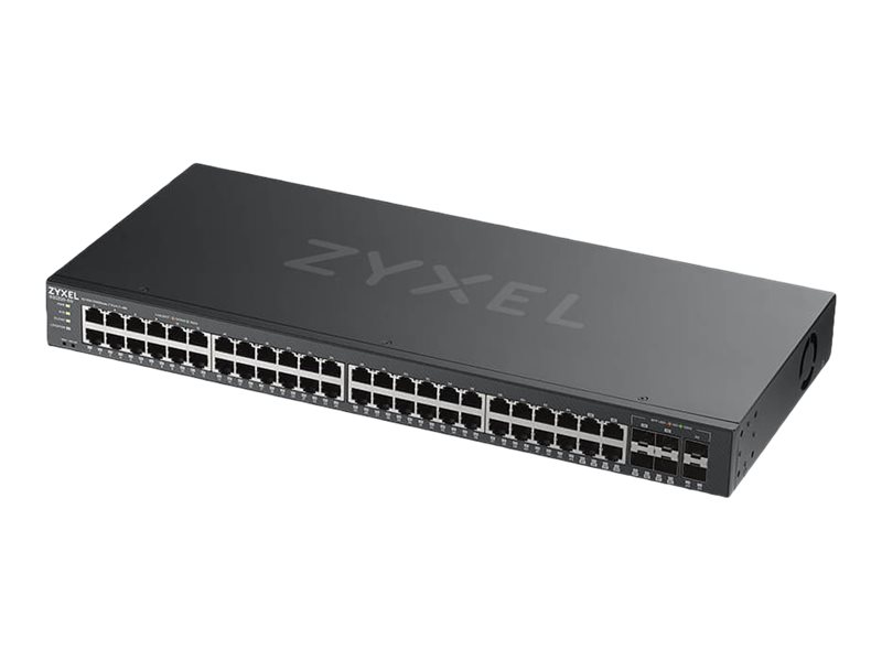 Zyxel GS2220-50 - Switch - managed - 44 x 10/100/1000 + 4 x Kombi-Gigabit-SFP + 2 x Gigabit SFP - an Rack montierbar