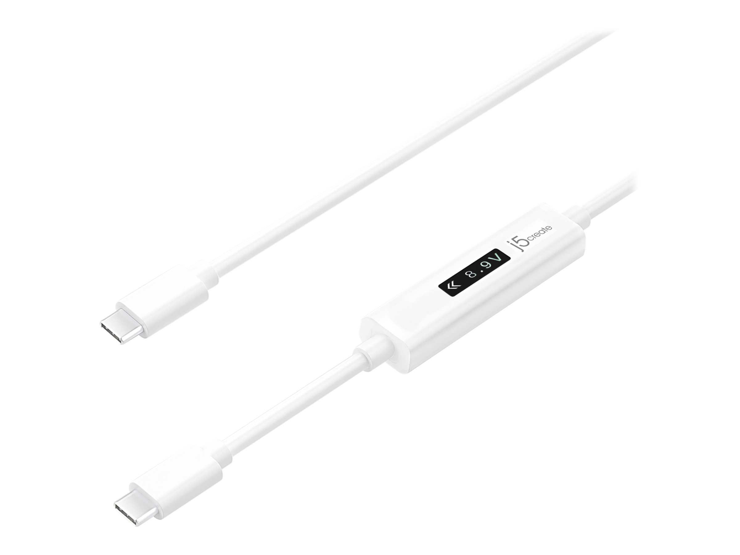 j5create JUCP14 - USB-Kabel - 24 pin USB-C (M) umkehrbar zu 24 pin USB-C (M) umkehrbar - USB 2.0 - 5 A - 1.2 m