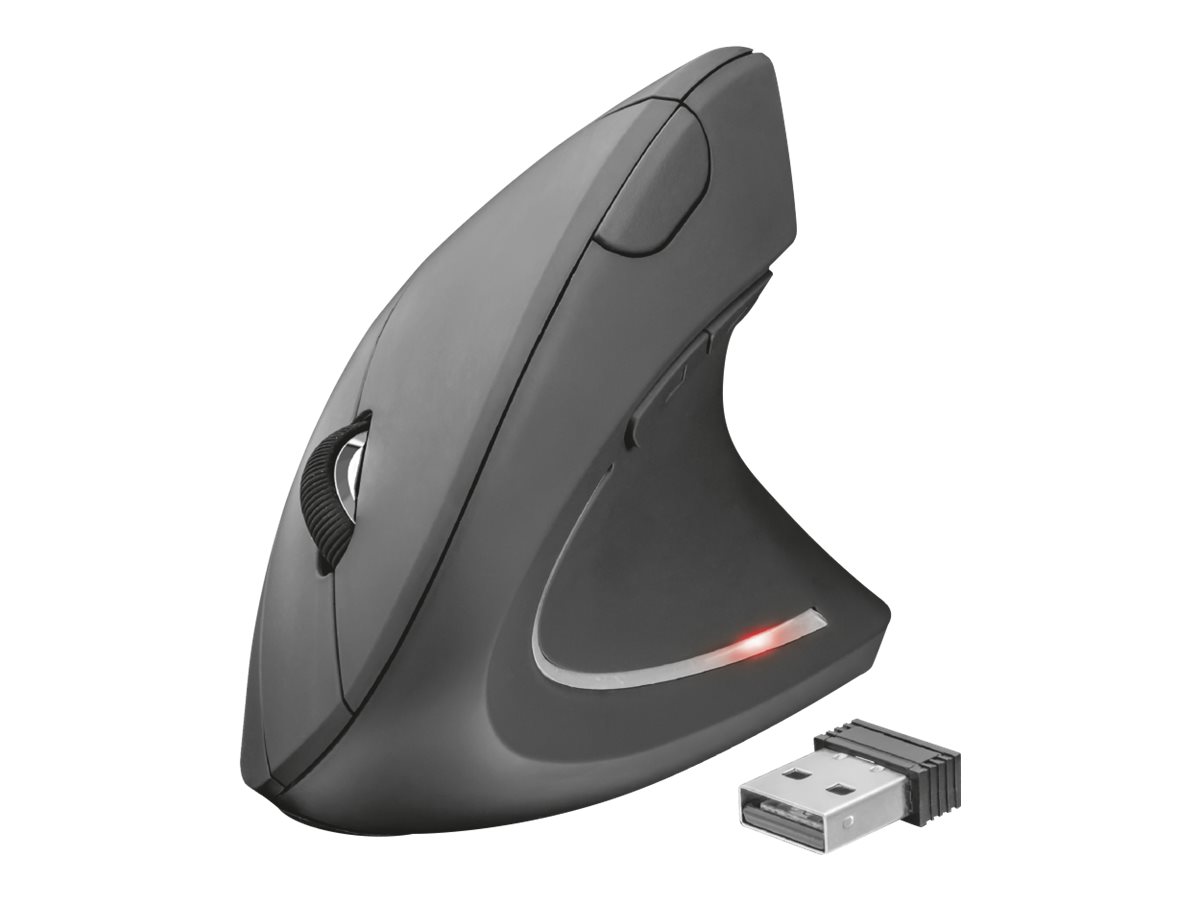 Trust Verto - Maus - ergonomisch - Fr Rechtshnder - optisch - 6 Tasten