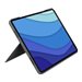Logitech Combo Touch - Tastatur und Foliohlle - mit Trackpad - hintergrundbeleuchtet - Apple Smart connector - QWERTY