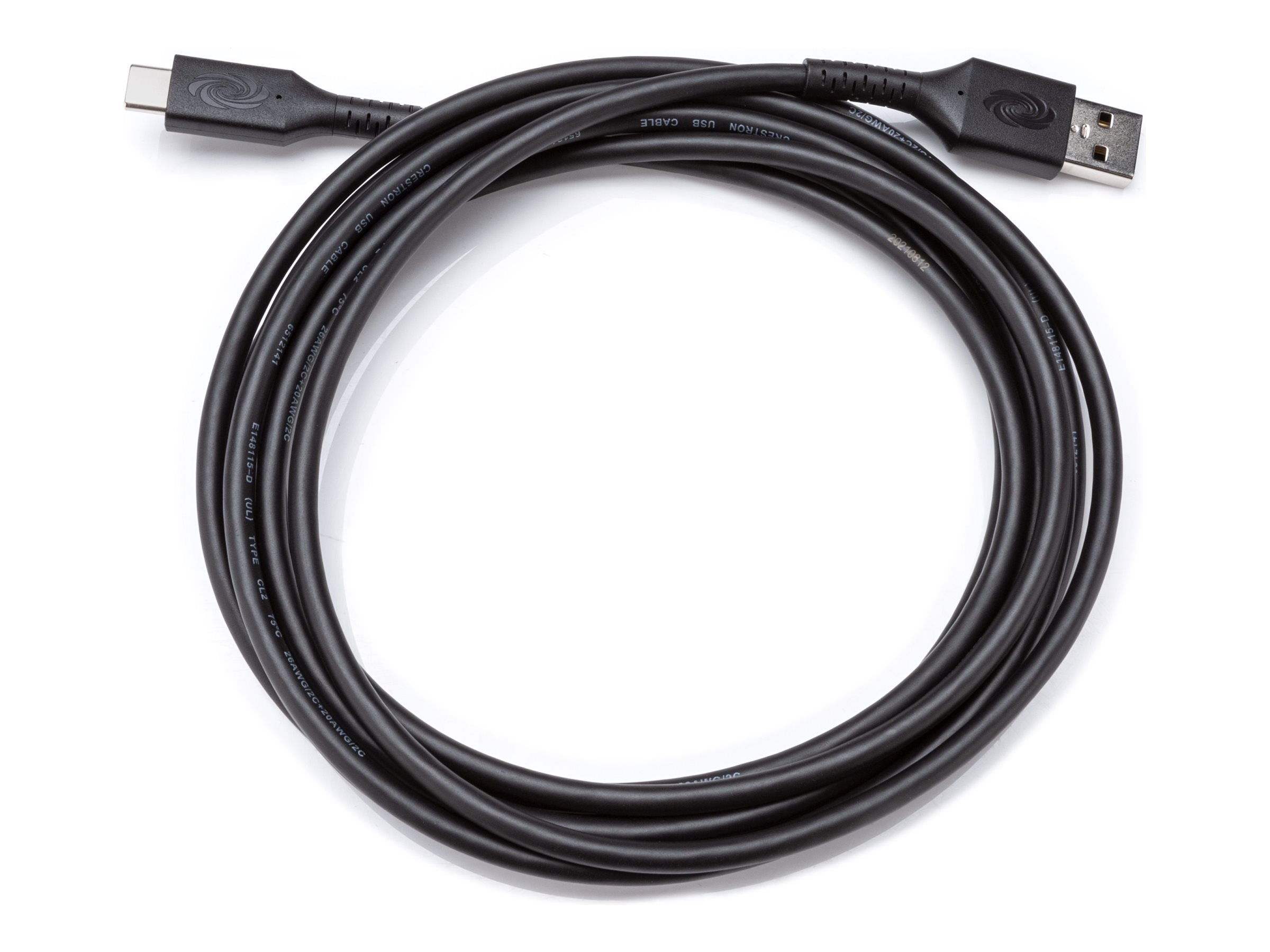 Crestron CBL-USB2-A-C-9 - USB-Kabel - USB (M) zu 24 pin USB-C (M) - USB 2.0 - 2.7 m - passiv