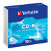 Verbatim - 10 x CD-R - 700 MB (80 Min) 52x - Slim Jewel Case
