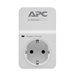APC SurgeArrest Essential - berspannungsschutz - Wechselstrom 230 V - Ausgangsanschlsse: 1 - Deutschland - weiss