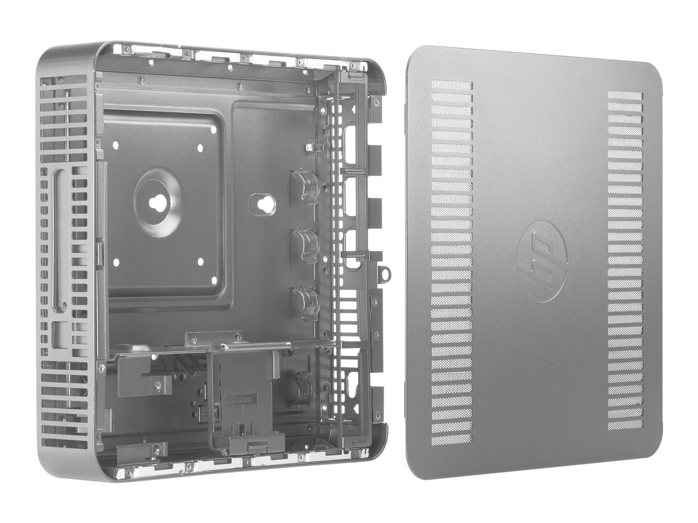 HP Desktop Mini LockBox - PC-Gehusesystem - geeignet fr Wandmontage, unter Tisch montierbar - tiefschwarz - fr EliteDesk 705 
