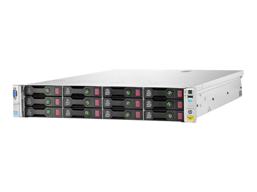 HPE StoreVirtual 4530 - Festplatten-Array - 5.4 TB - 12 Schchte (SAS-2) - HDD 450 GB x 12 - iSCSI (1 GbE), iSCSI (10 GbE) (exte