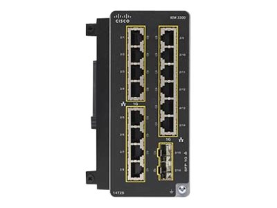 Cisco Catalyst - Erweiterungsmodul - Gigabit Ethernet x 14 + SFP (mini-GBIC) x 2 - fr Catalyst IE3300 Rugged Series