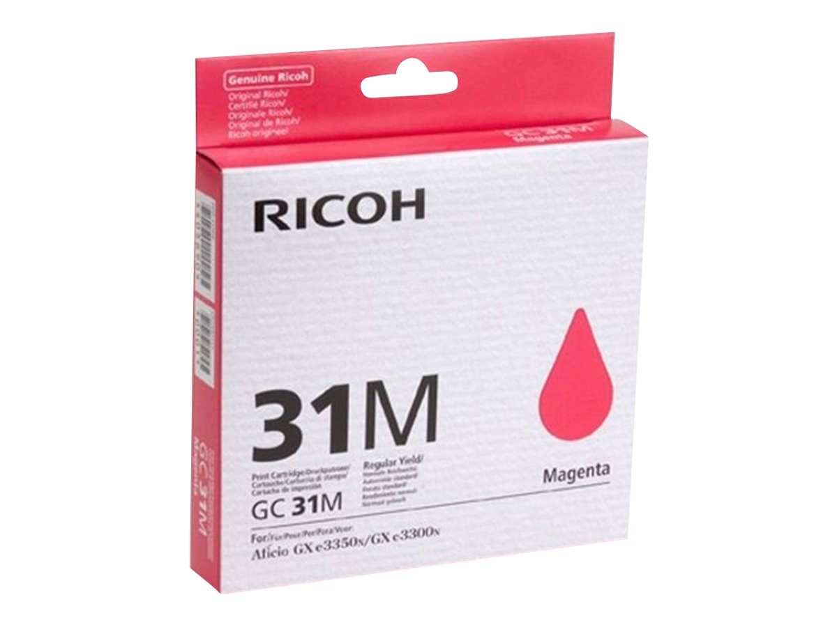 Ricoh GC 31M - Magenta - Original - Tintenpatrone - fr Ricoh Aficio GX e3300N, Aficio GX e3350N; IPSiO GX e3300