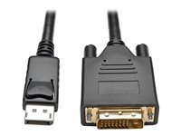 Eaton Tripp Lite Series DisplayPort 1.2 to DVI Active Adapter Cable (DP with Latches to DVI-D Dual Link M/M), 3 ft. (0.9 m) - Vi