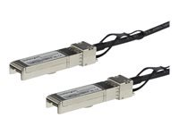 StarTech.com MSA Uncoded Compatible 0.5m 10G SFP+ to SFP+ Direct Attach Breakout Cable Twinax, 10 GbE SFP+ Copper DAC 10 Gbps Lo