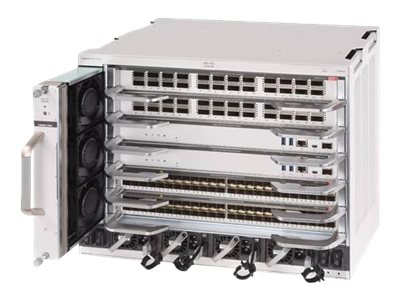 Cisco Catalyst 9606R - Switch - Seite-zu-Seite-Luftstrom - an Rack montierbar - wiederaufbereitet