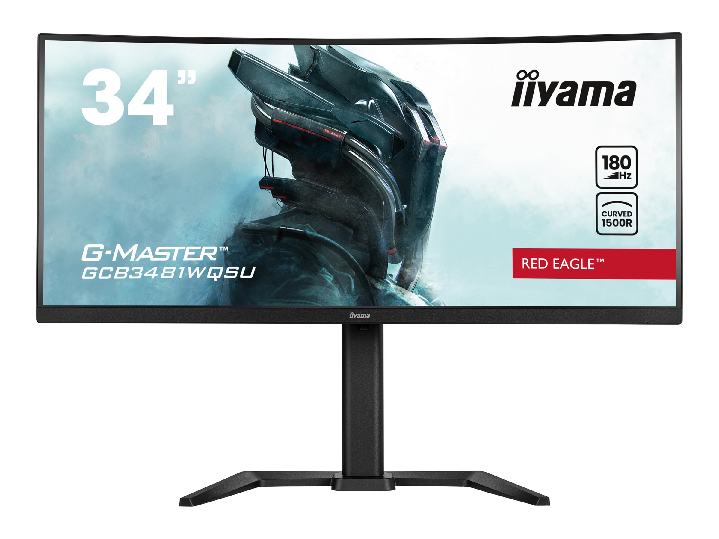 iiyama G-MASTER Red Eagle GCB3481WQSU-B1 - LED-Monitor mit CH Garantie - Gaming - gebogen - 86.4 cm (34