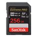 SanDisk Extreme Pro - Flash-Speicherkarte - 256 GB - Video Class V60 / UHS-II U3 / Class10 - SDXC UHS-II
