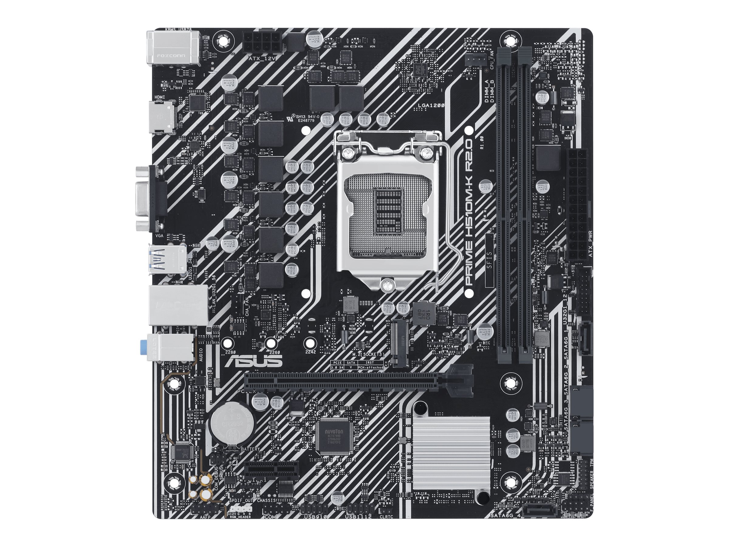 ASUS H510M-K R2.0 - Motherboard - micro ATX - LGA1200-Sockel - H470 Chipsatz - USB 3.2 Gen 1