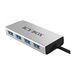 ICY BOX IB-AC6104 - Hub - 4 x SuperSpeed USB 3.0 - Desktop