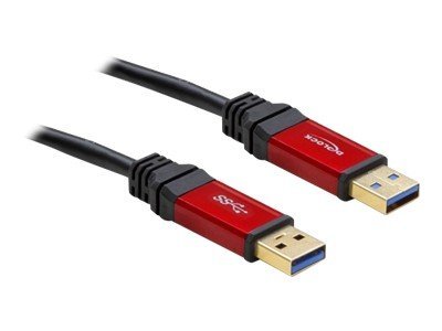 Delock Premium - USB-Kabel - USB Typ A (M) zu USB Typ A (M) - USB 3.0 - 5 m - Schwarz