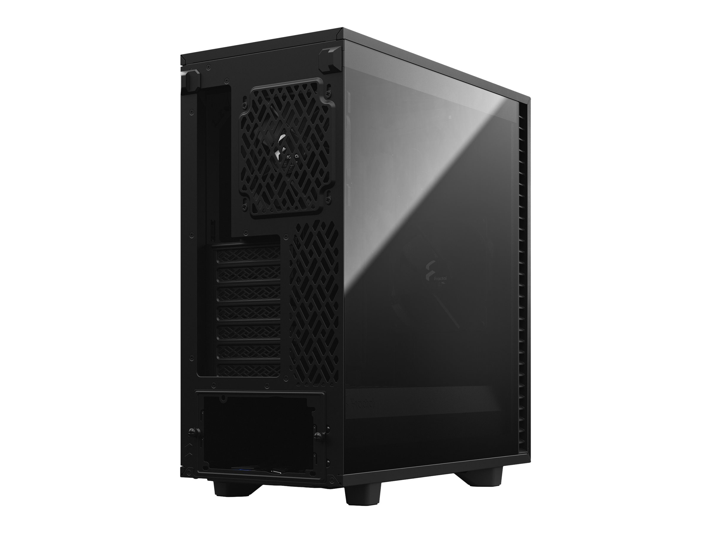 Fractal Design Define 7 Compact Dark Tempered Glass - Tower - ATX - Seitenteil mit Fenster (gehrtetes Glas) - keine Spannungsve