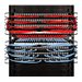 PATCHBOX PLUS+ SYSTEM OS2 - Kabelmanagementsystem mit selbst einziehenden Patchkabeln - 1.7 m - LC x 24 - RAL 9005 - 1U