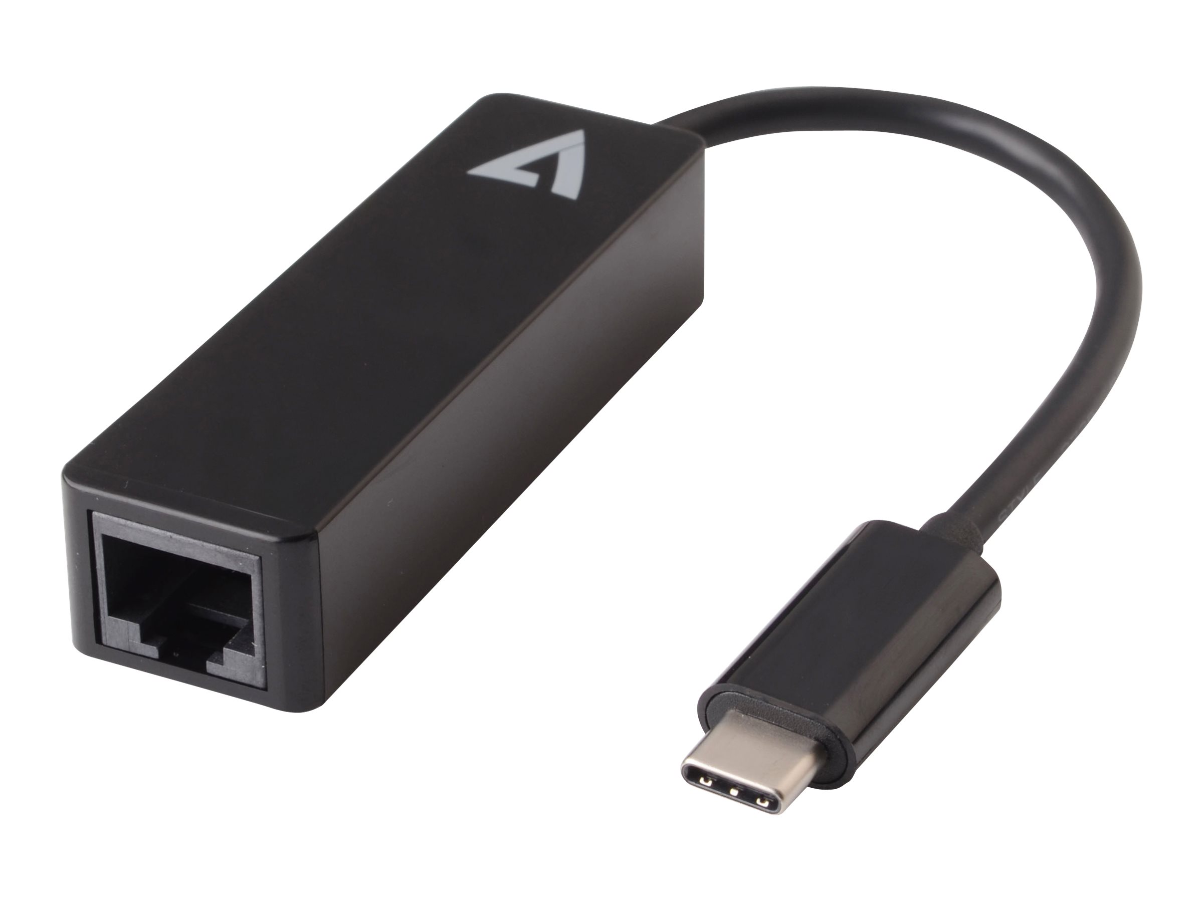 V7 - Netzwerkadapter - USB-C - 1GbE - Schwarz
