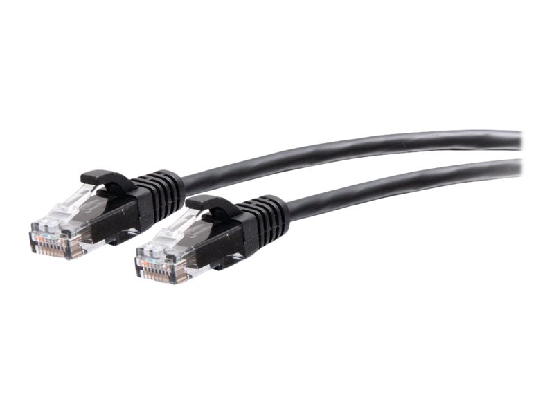 C2G 3ft (0.9m) Cat6a Snagless Unshielded (UTP) Slim Ethernet Network Patch Cable - Black - Patch-Kabel - RJ-45 (M) zu RJ-45 (M) 