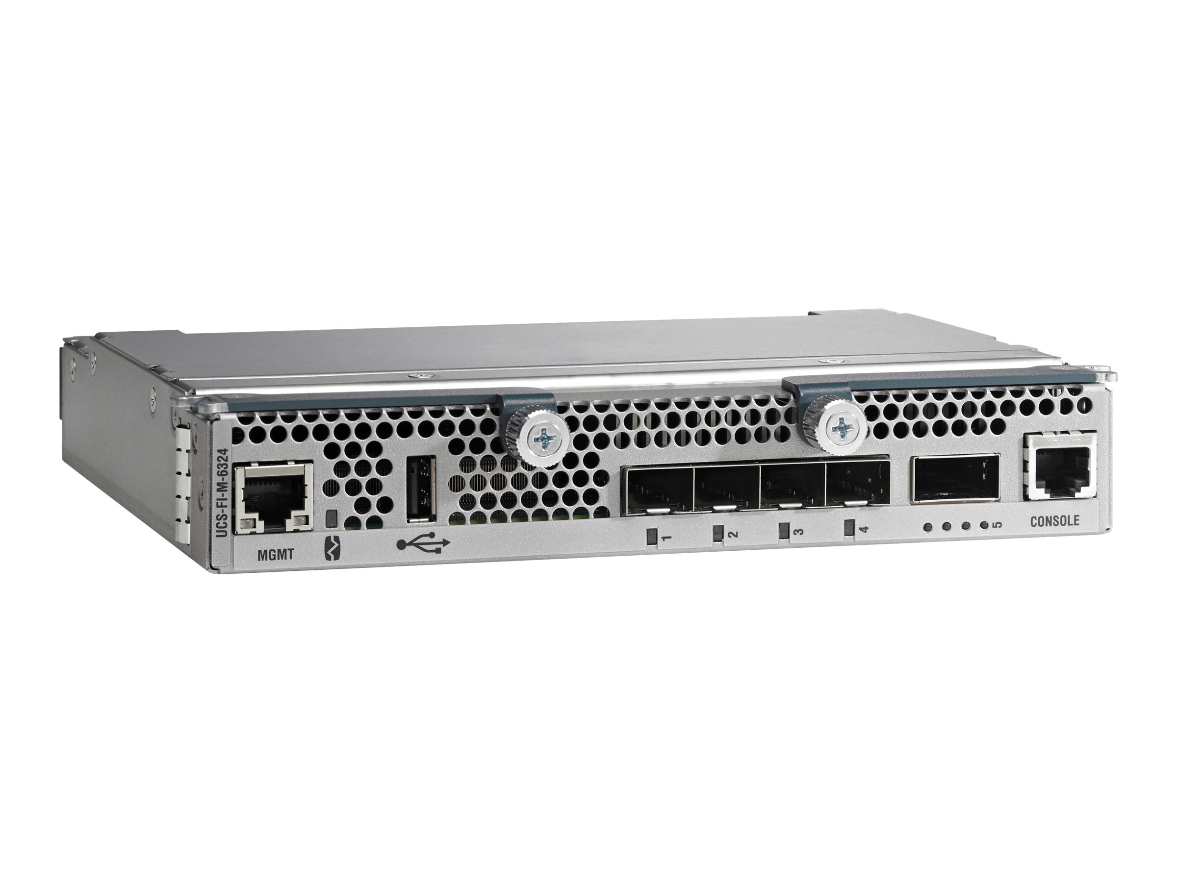 Cisco UCS 6324 Fabric Interconnect - Switch - managed - 4 x 1 Gigabit / 10 Gigabit / 8 Gb Fiber Channel / FCoE SFP+ + 1 x 40Gb E