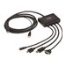 Eaton Tripp Lite Series Multiport Presentation Adapter, 4K 60Hz w HDR, 4x1, HDMI/DisplayPort/USB-C/VGA to HDMI, HDCP2.2, PD Char