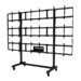 Peerless-AV Portable Video Wall DS-C555-3X3 - Wagen - fr Videoleinwand - schwarze Pulverbeschichtung - Bildschirmgrsse: 116.8-