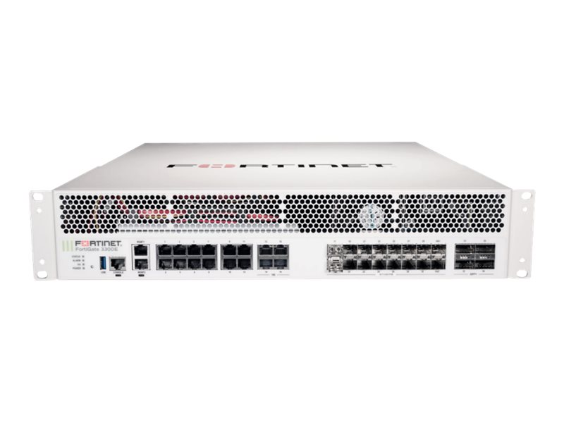 Fortinet ask for better price 12m Warranty FortiGate 3300E - UTM Bundle - Sicherheitsgert - mit 5 Jahre FortiCare 24X7 Service 