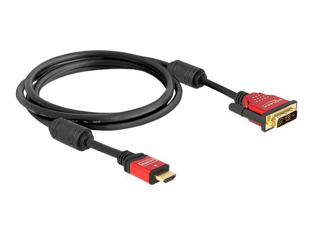Delock - Adapterkabel - Single Link - HDMI mnnlich zu DVI-D mnnlich - 1.8 m