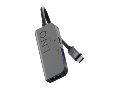 LINQ LQ48000 3 in 1 Multiport Hub - Dockingstation - USB-C 3.1 / Thunderbolt 3 - HDMI